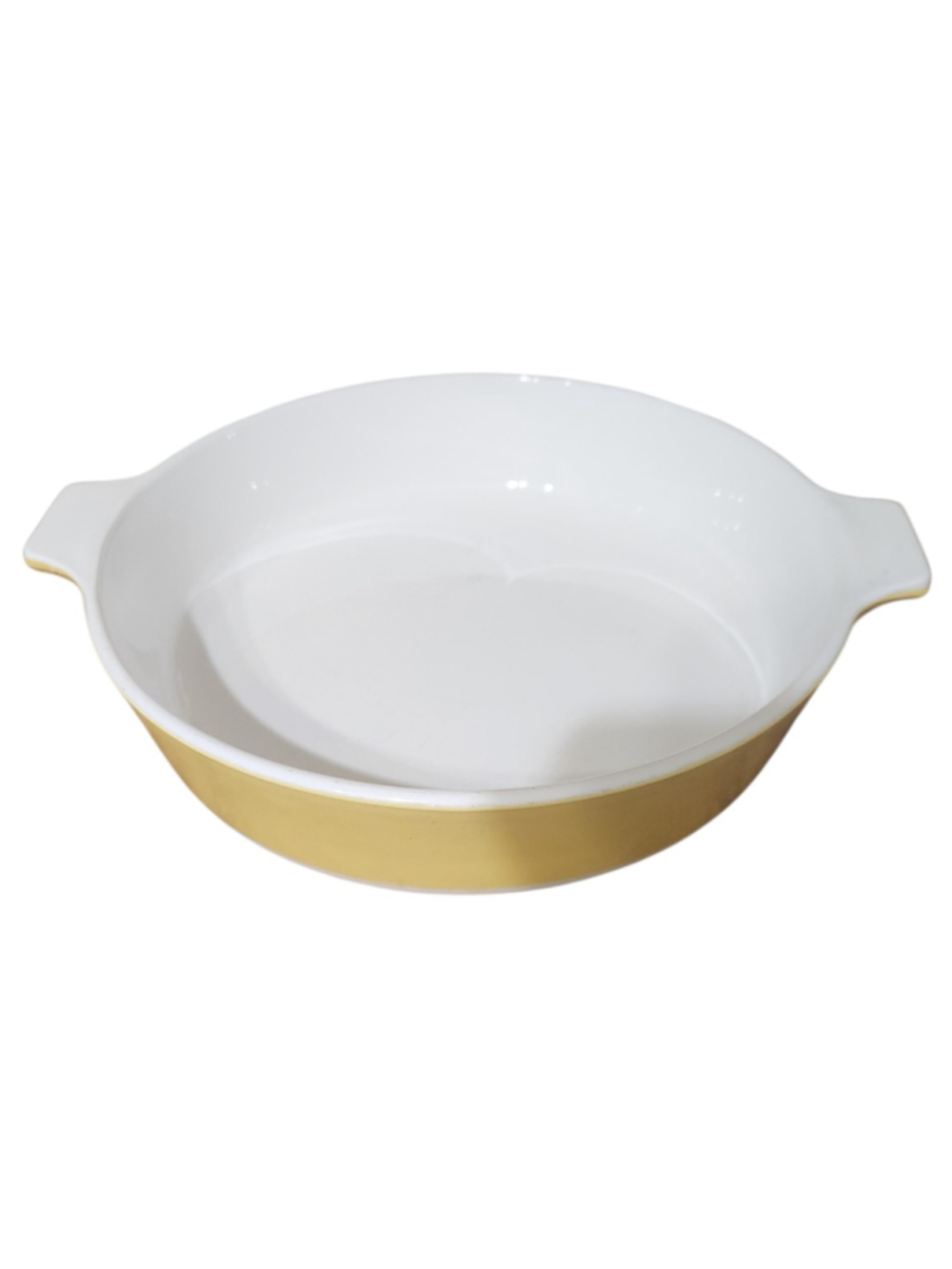 Vintage Corning Ware Butterscotch Yellow Round 8.5” Skillet Dish B-8.5-B